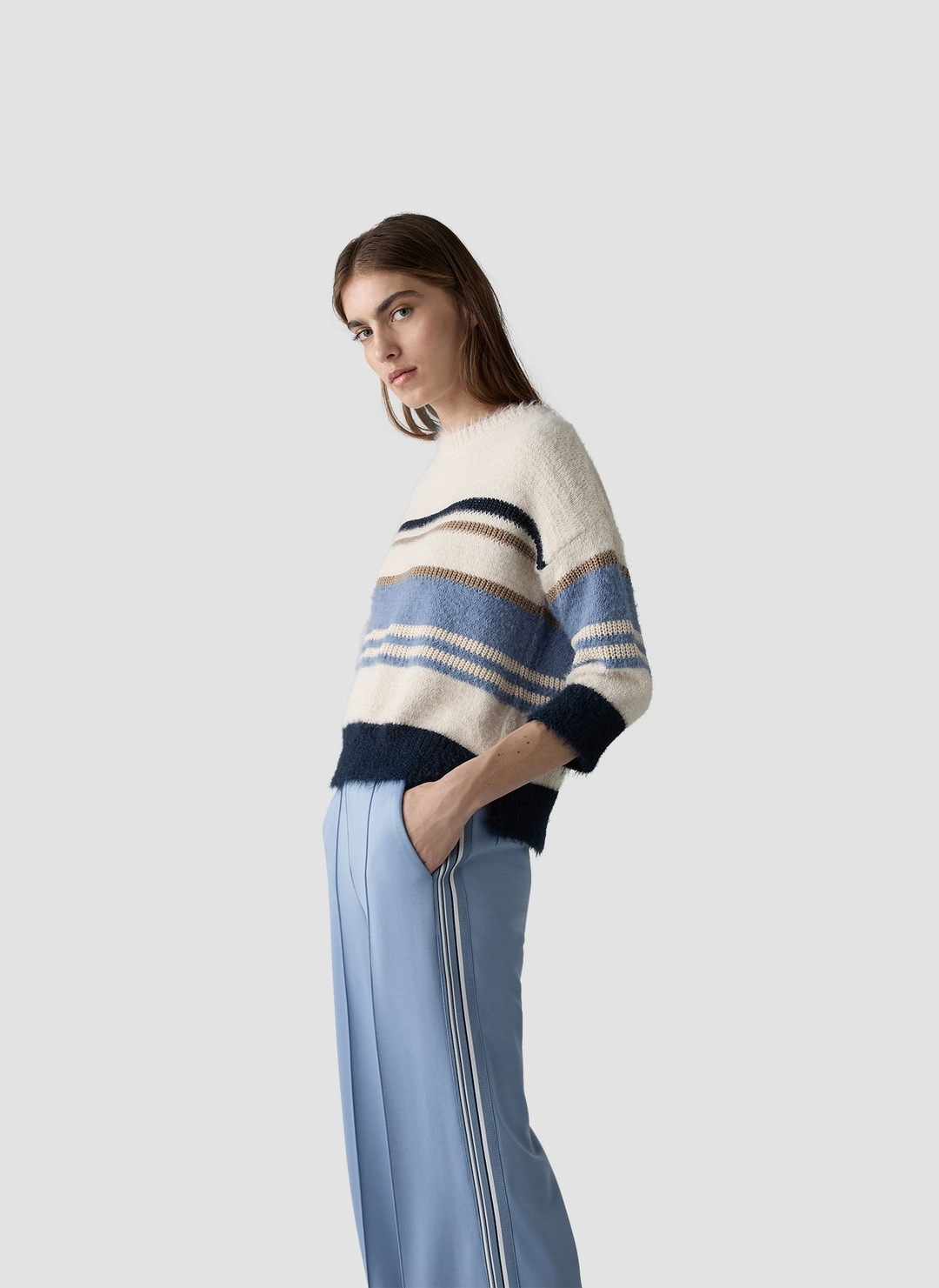 Женский джемпер в полоску LeComte | Фото 3