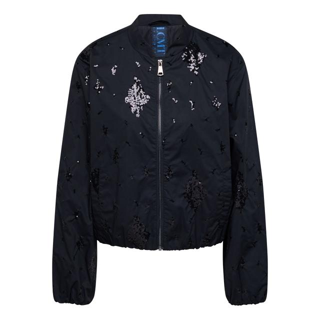 Женский бомбер с пайетками LeComte