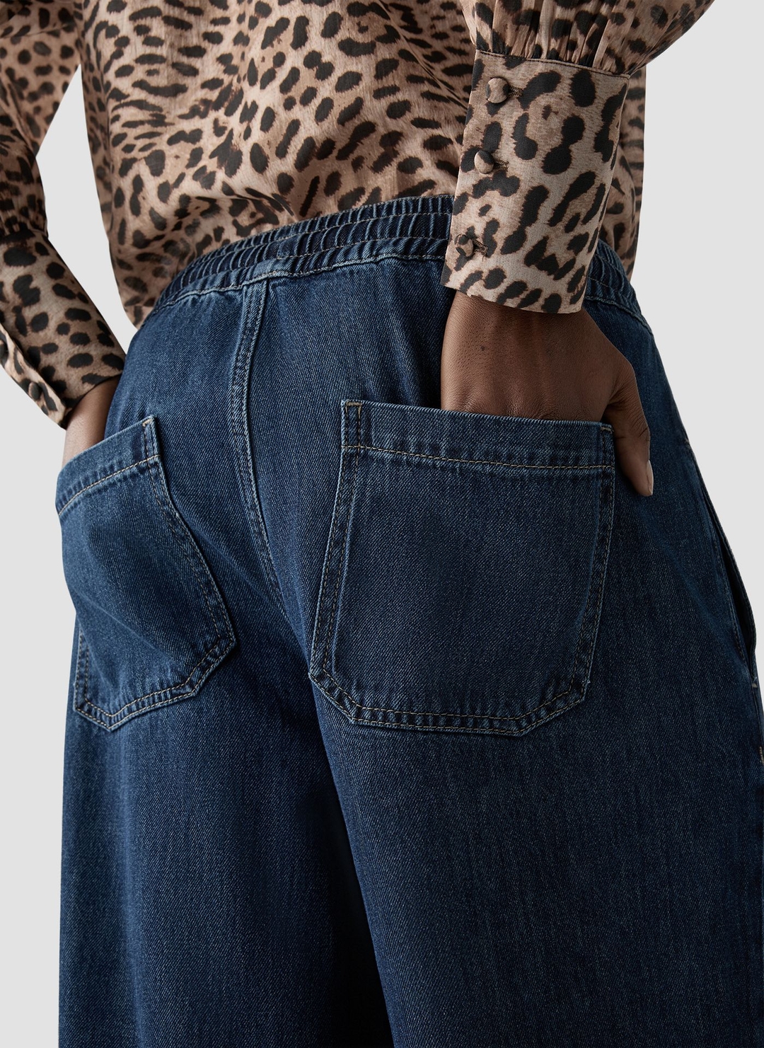 Женские широкие джинсы LeComte | Фото 6