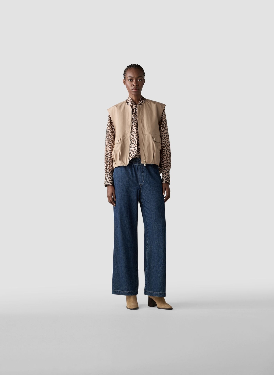 Женские широкие джинсы LeComte | Фото 4