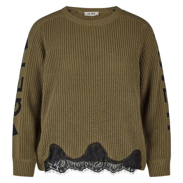 Женский джемпер с кружевом LeComte