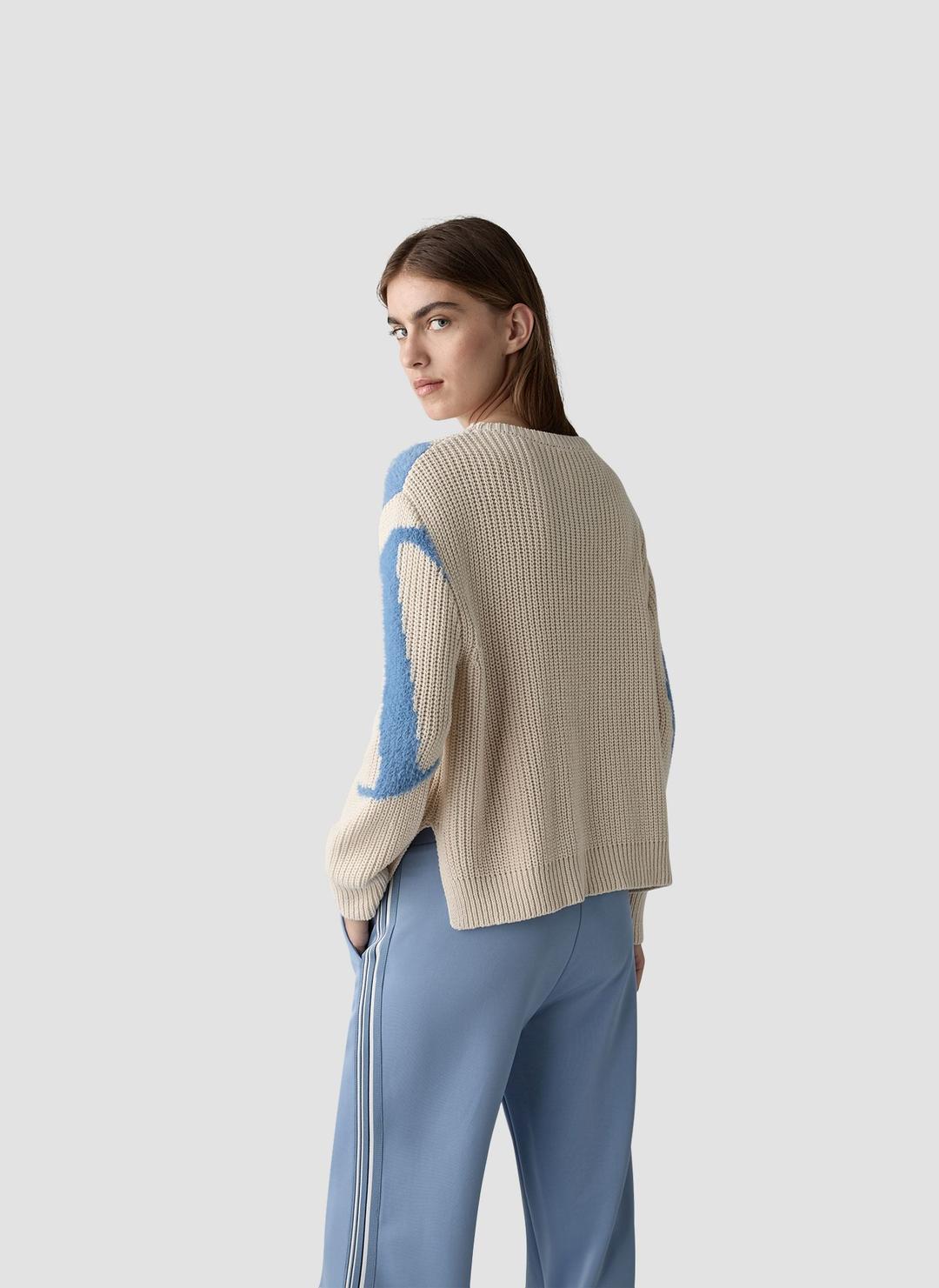 Женский джемпер с текстовым принтом LeComte | Фото 2