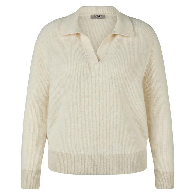 Женский джемпер с воротником-поло LeComte