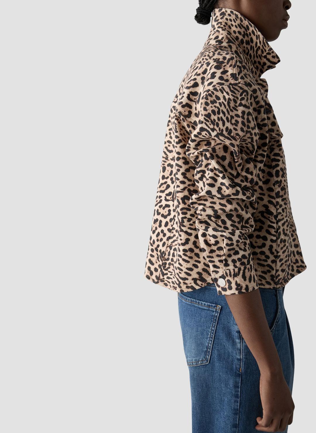 Женский жакет с анималистичным принтом LeComte | Фото 6