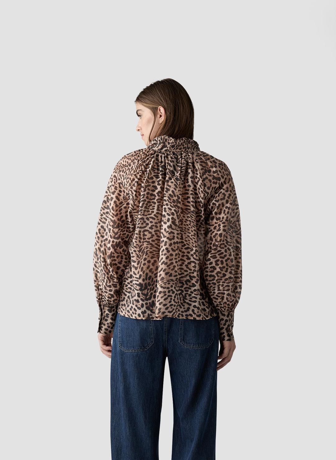 Женская блуза с анималистичным принтом LeComte | Фото 2
