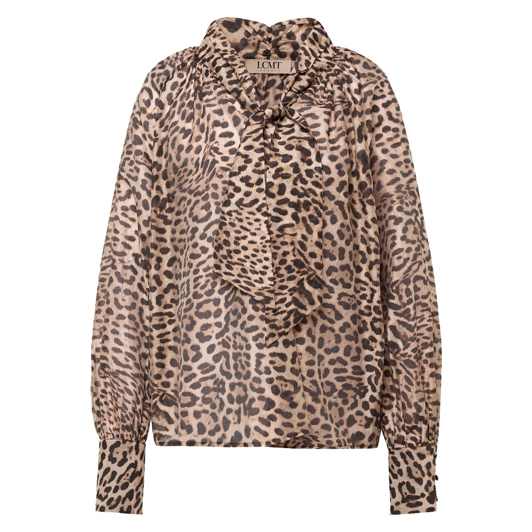 Женская блуза с анималистичным принтом LeComte | Фото 1