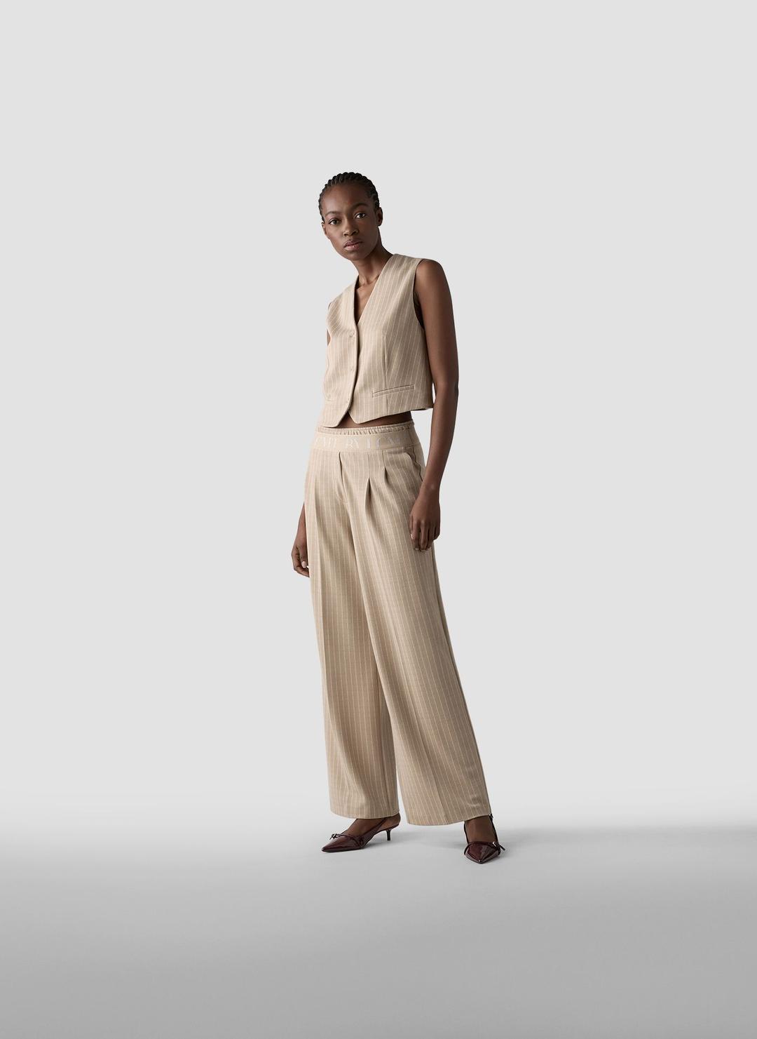 Женский жилет в полоску LeComte | Фото 6