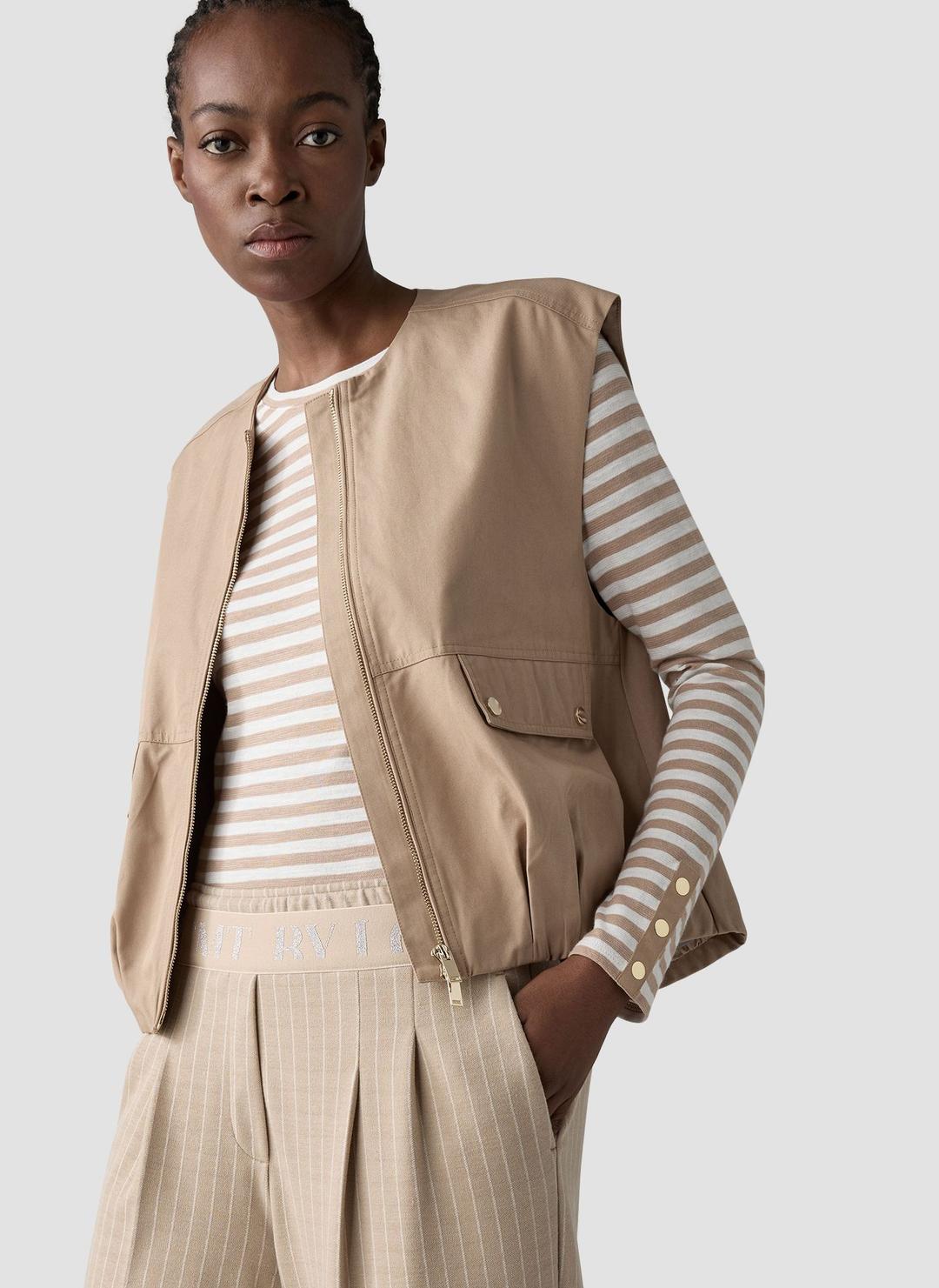 Женский лонгслив из хлопка LeComte | Фото 6