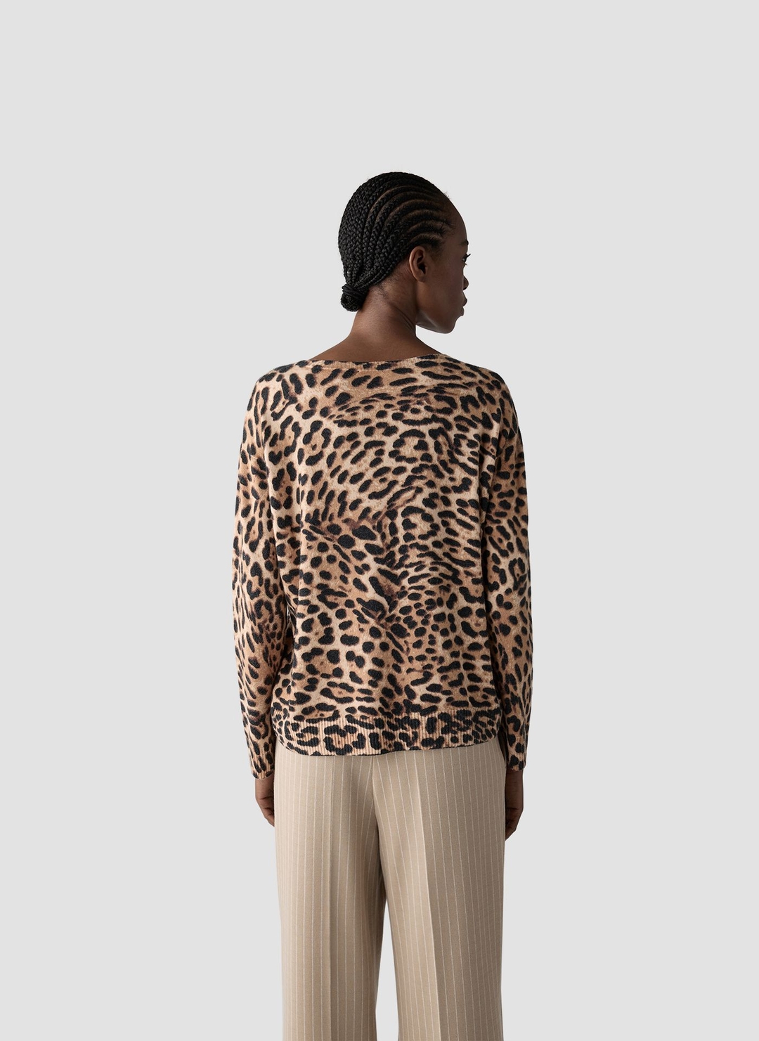 Женский джемпер с анималистичным принтом LeComte | Фото 2