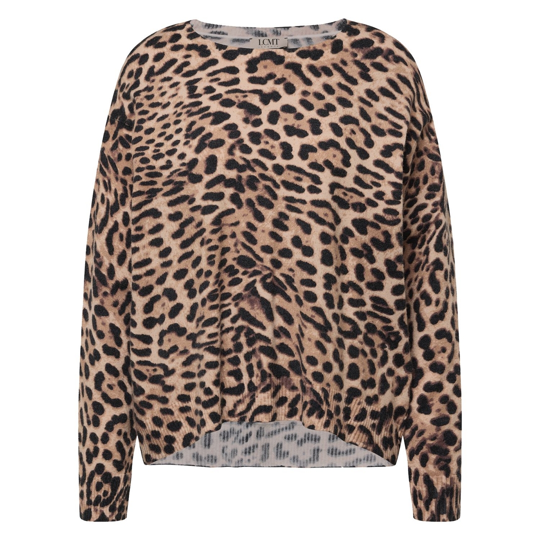 Женский джемпер с анималистичным принтом LeComte | Фото 1