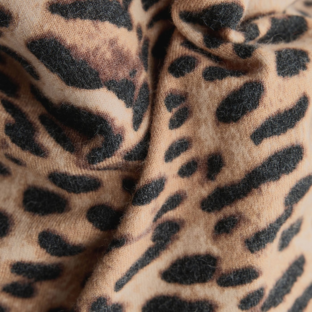 Женский джемпер с анималистичным принтом LeComte | Фото 6