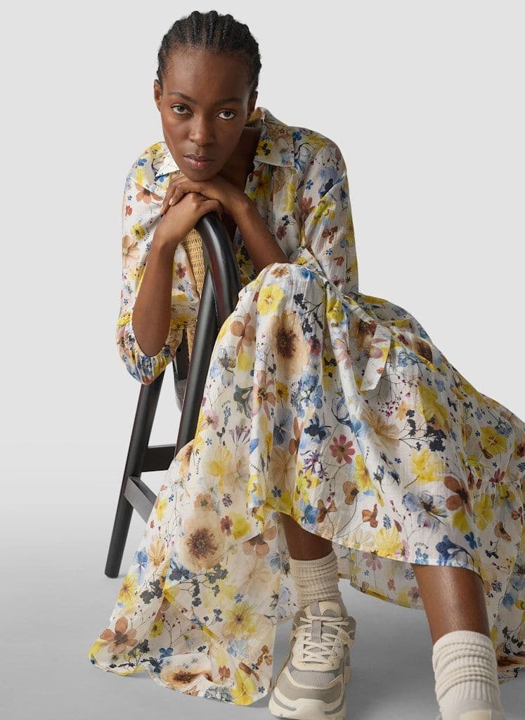 Платье с цветочным принтом LeComte | Фото 5