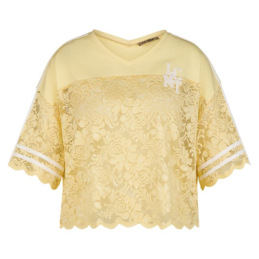 Женская футболка с кружевом LeComte | Фото 1
