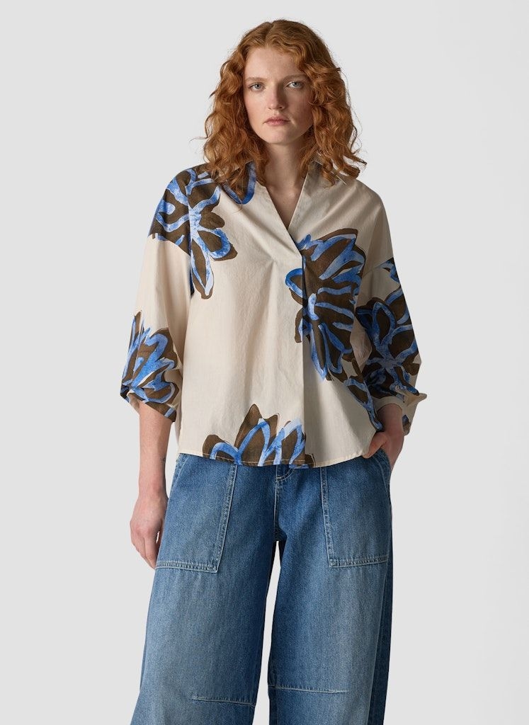 Женская блуза из хлопка LeComte | Фото 3