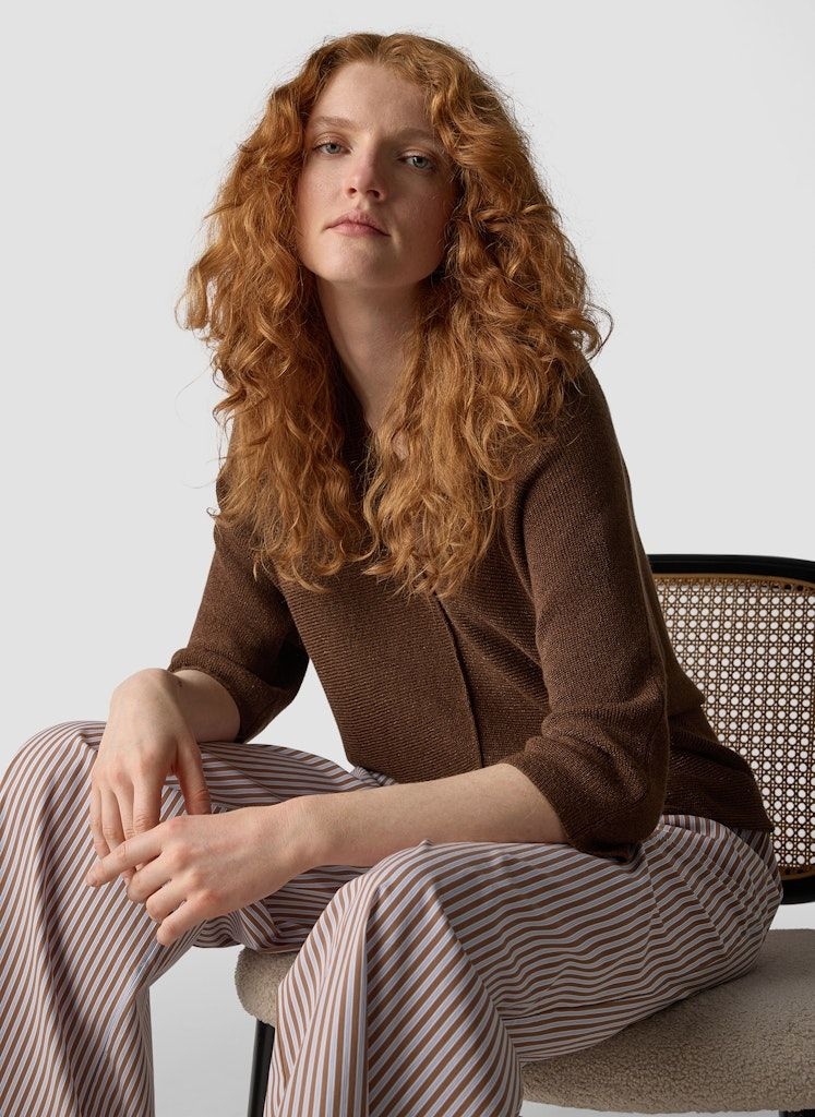 Женский джемпер с люрексом LeComte | Фото 5