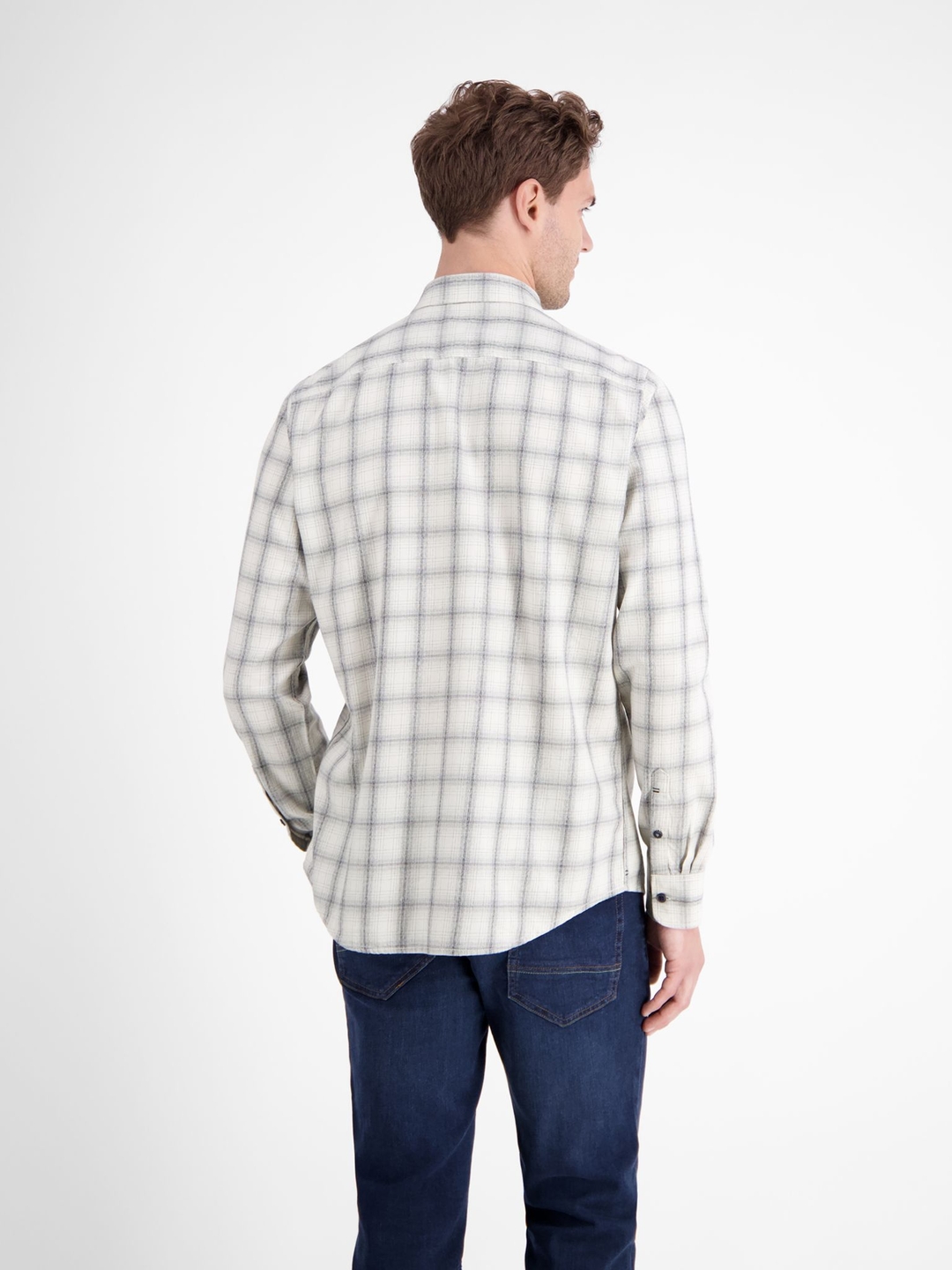 Мужская рубашка в клетку Lerros | Фото 4