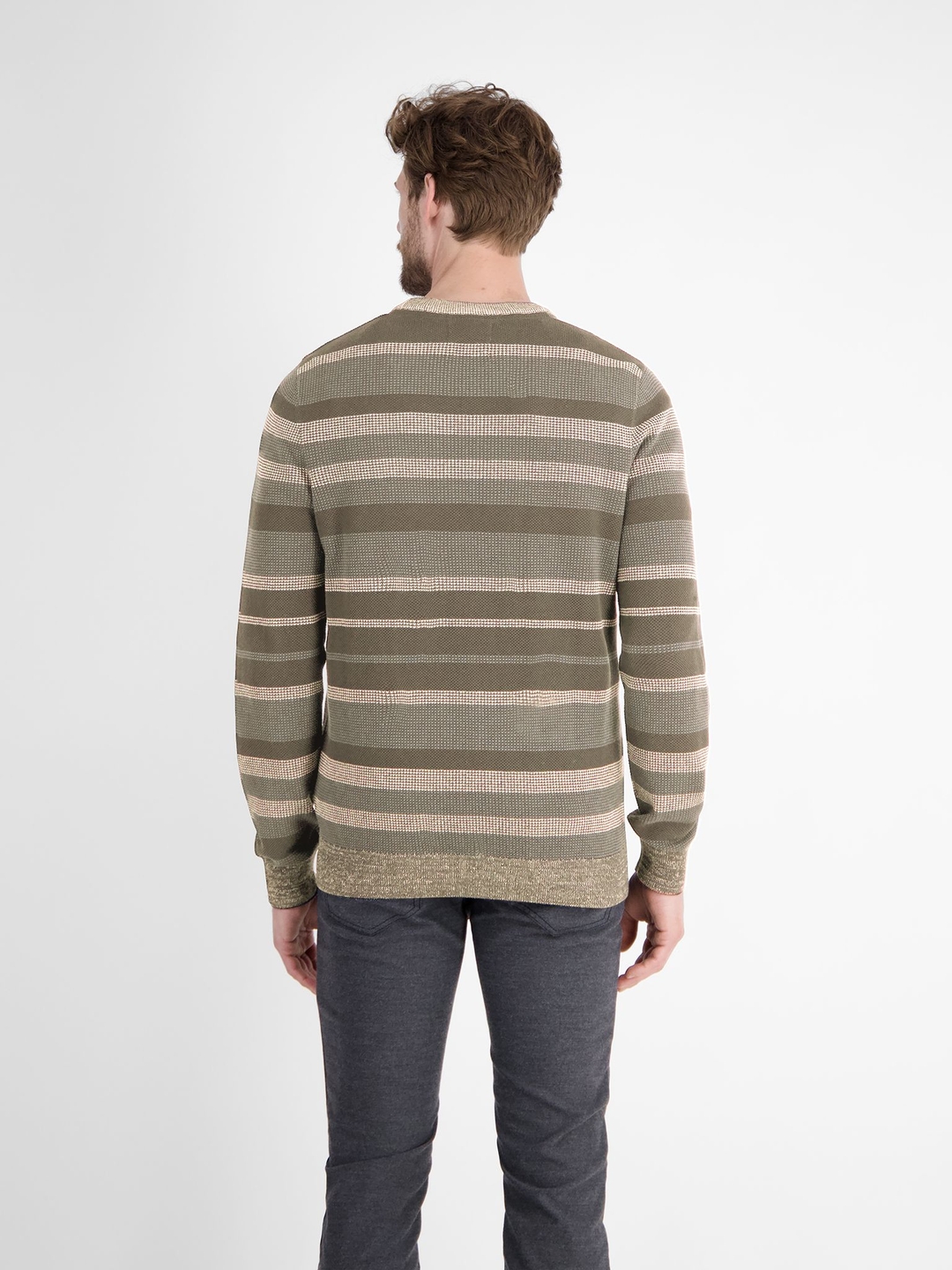 Мужской джемпер в полоску Lerros | Фото 4
