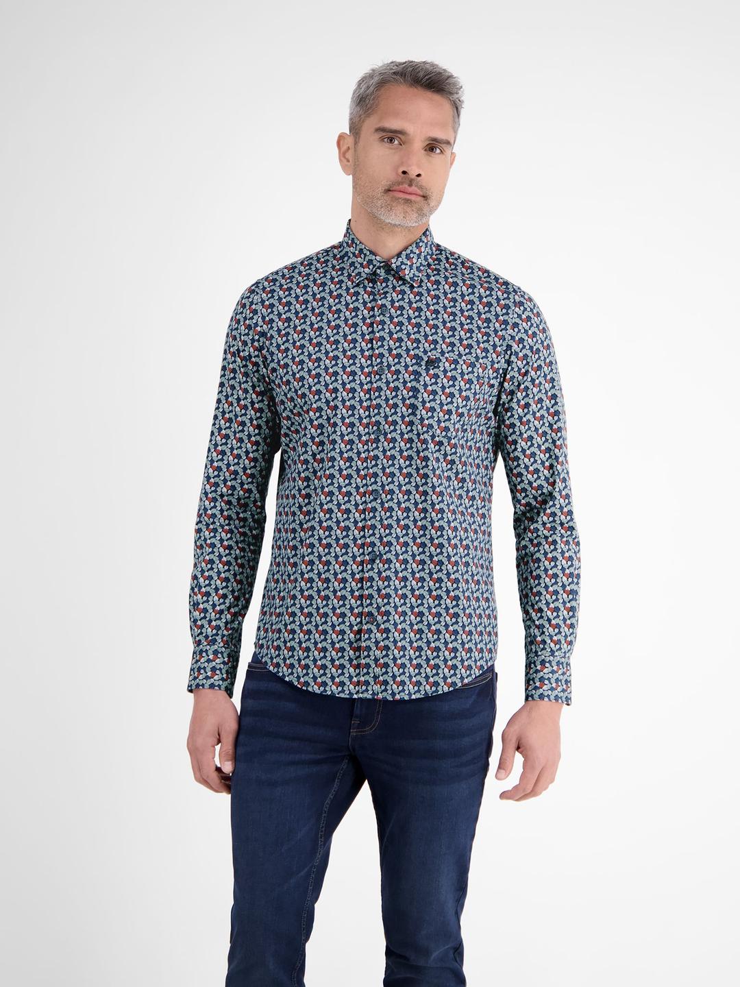 Мужская рубашка с принтом Lerros | Фото 3