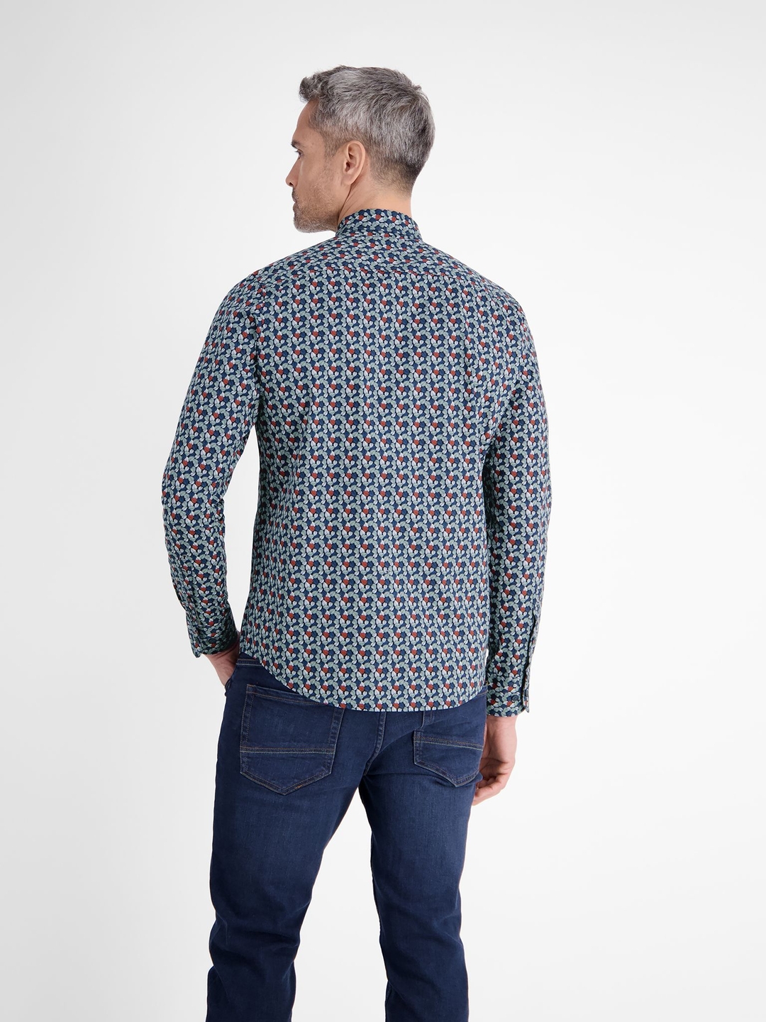 Мужская рубашка с принтом Lerros | Фото 4