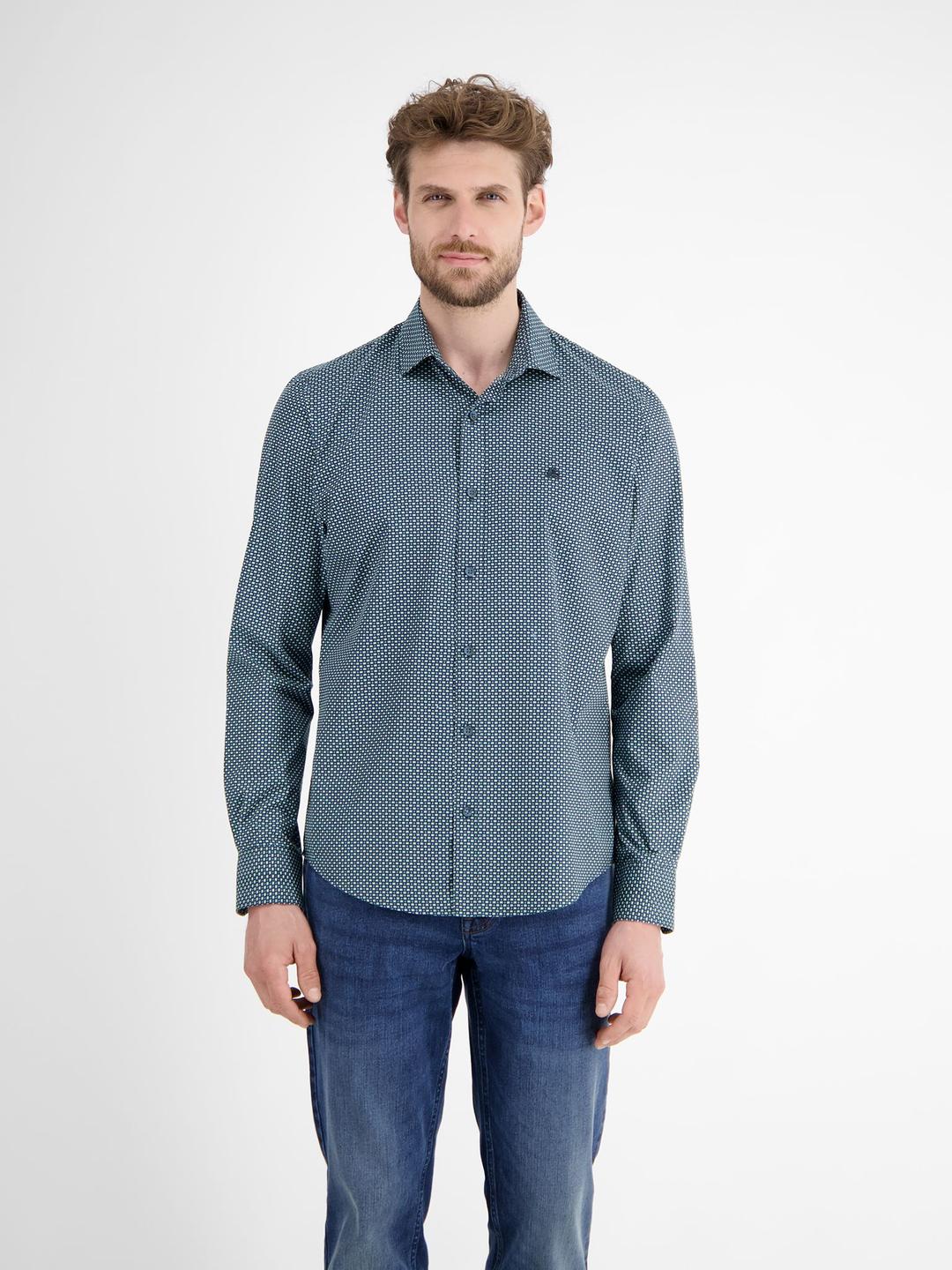 Мужская рубашка с принтом Lerros | Фото 3