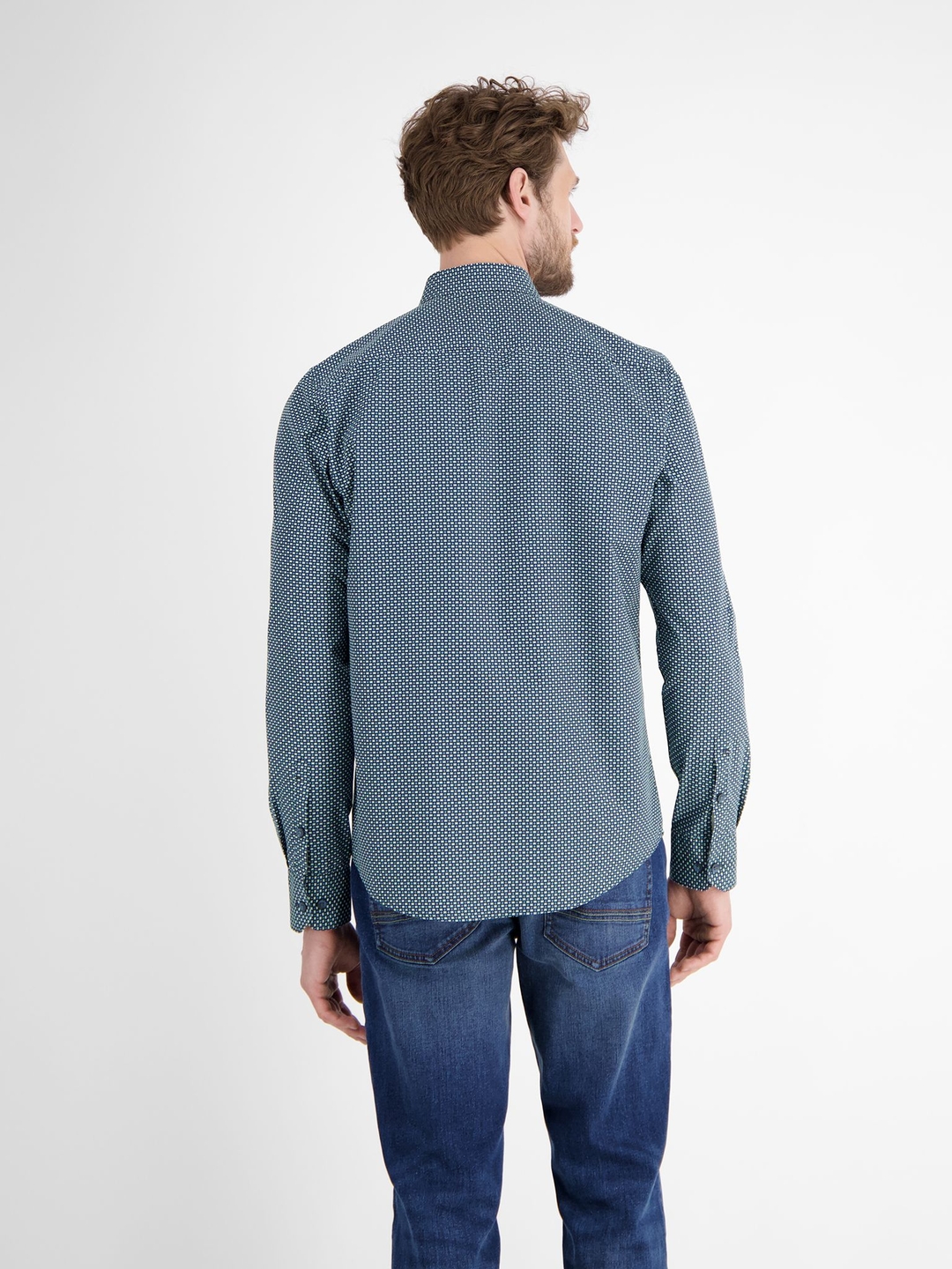 Мужская рубашка с принтом Lerros | Фото 4