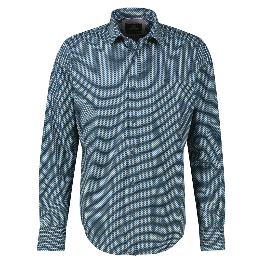 Мужская рубашка с принтом Lerros | Фото 1