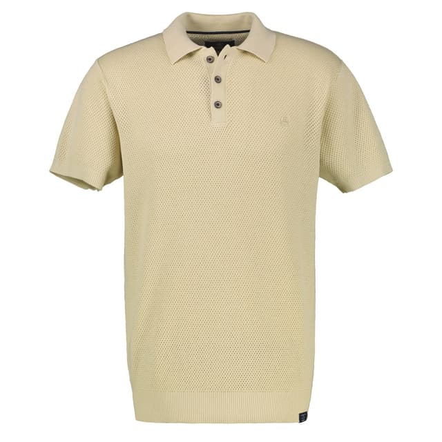 Мужское поло из перфорированного трикотажа Lerros