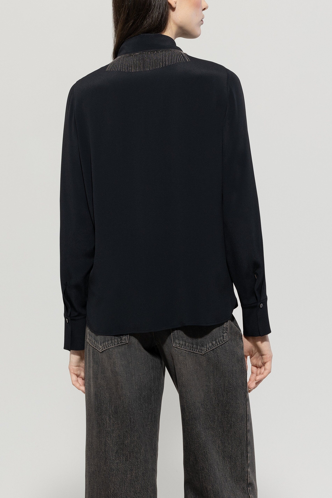 Женская рубашка с бахромой из цепочек Luisa Cerano | Фото 5