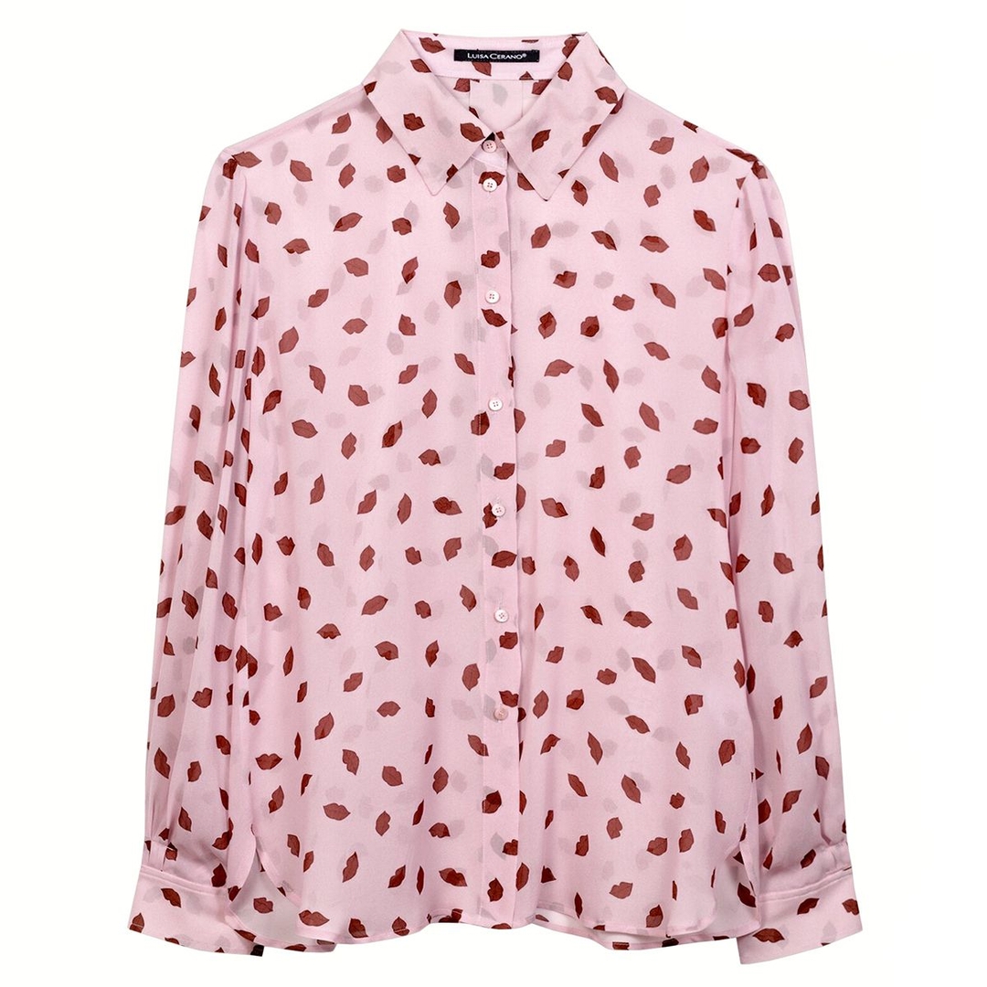 Женская рубашка со сплошным принтом Luisa Cerano | Фото 1