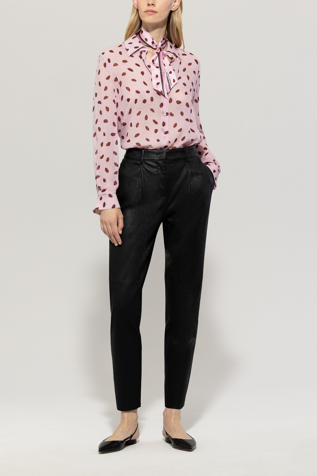 Женская рубашка со сплошным принтом Luisa Cerano | Фото 3