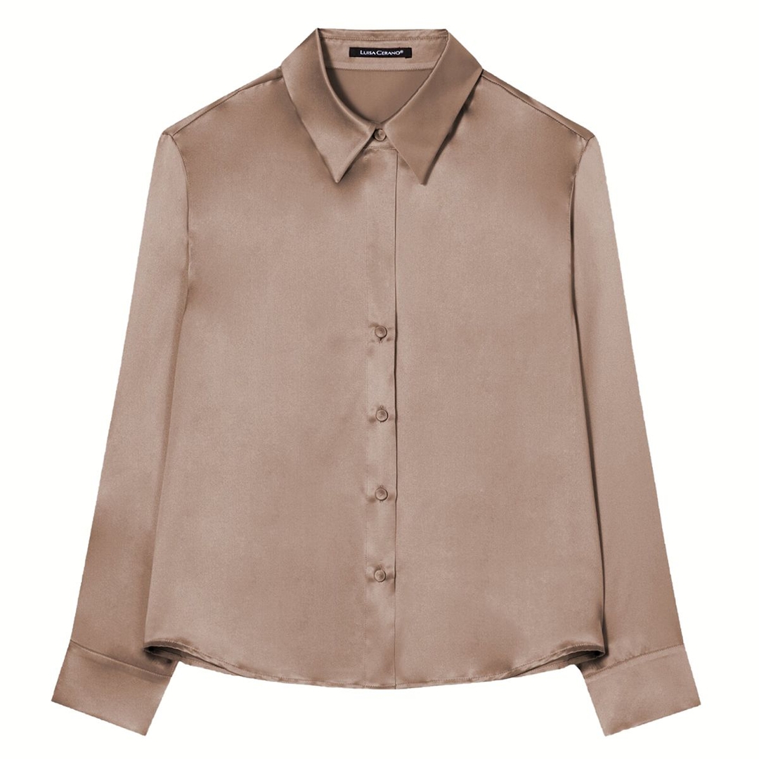 Женская шелковая рубашка Luisa Cerano | Фото 1