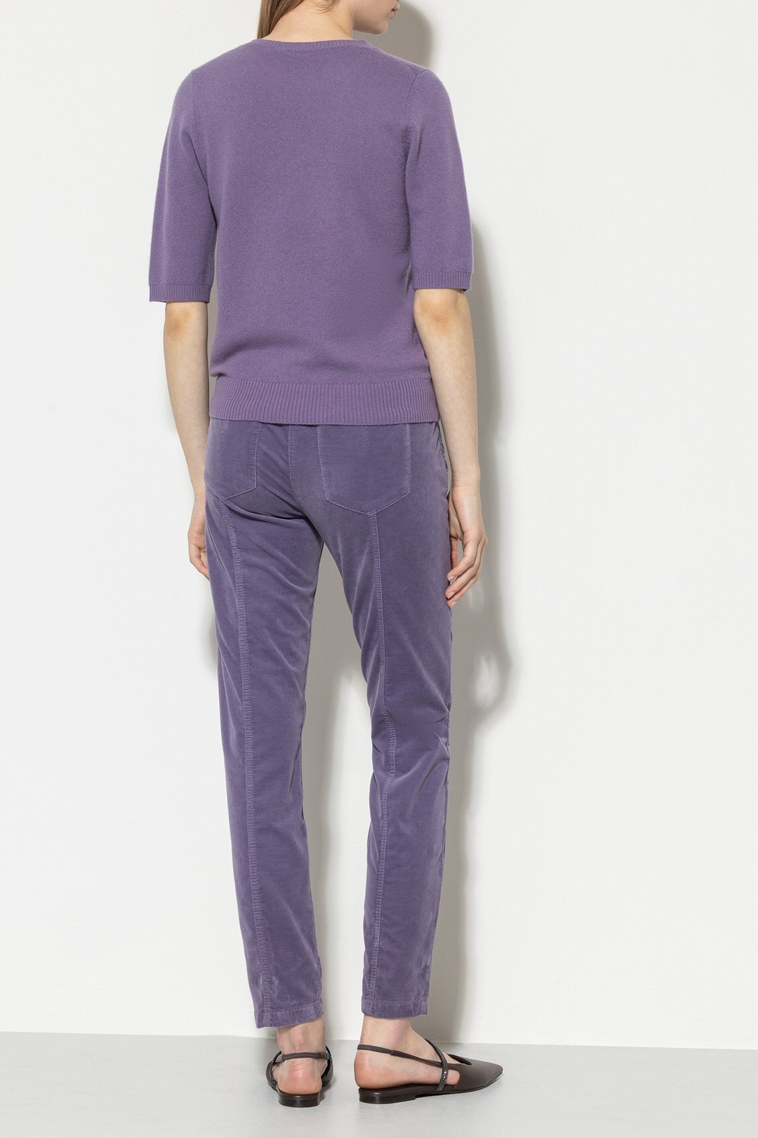 Женские бархатные брюки Luisa Cerano | Фото 4