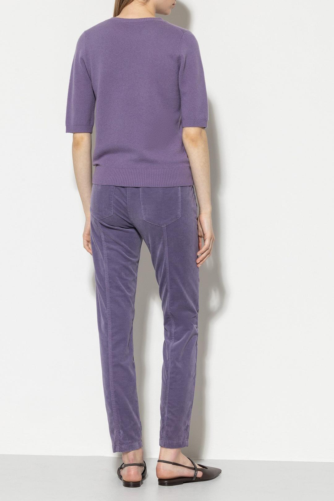 Женские бархатные брюки Luisa Cerano | Фото 4