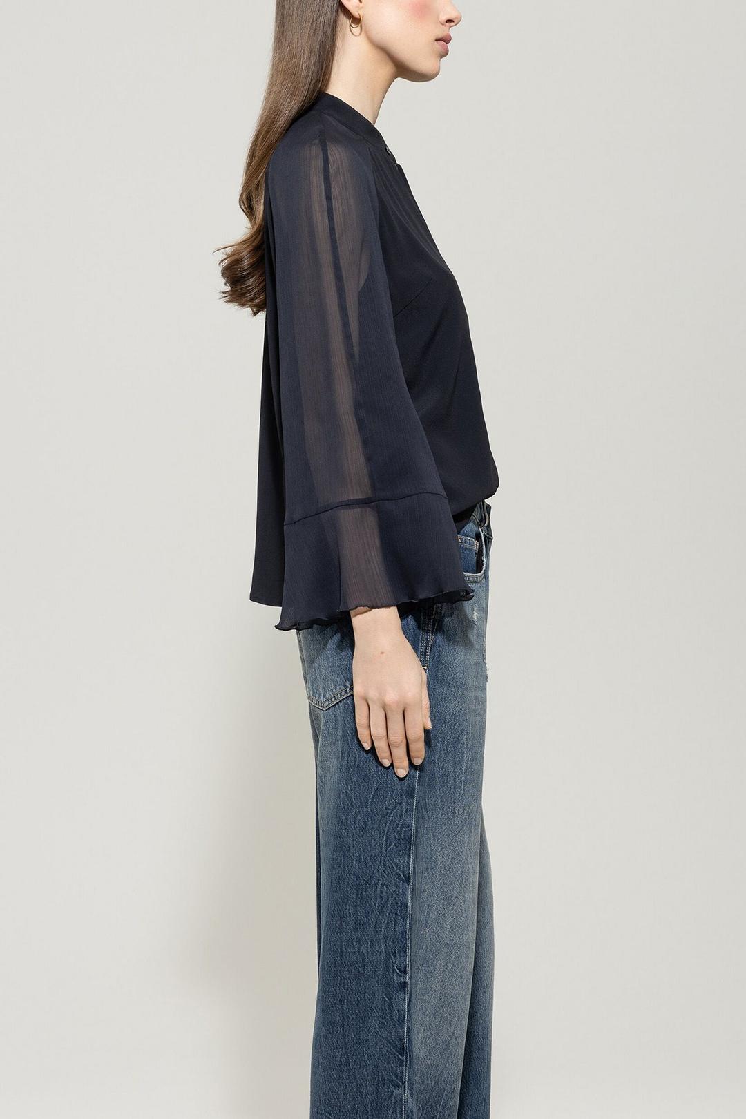 Блуза с полупрозрачными рукавами Luisa Cerano | Фото 4