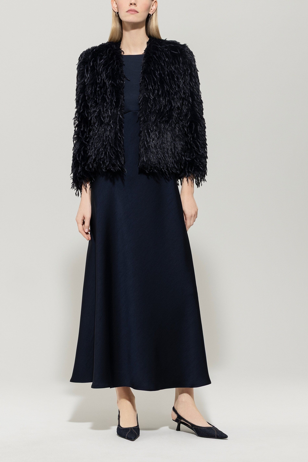 Атласное платье Luisa Cerano | Фото 7