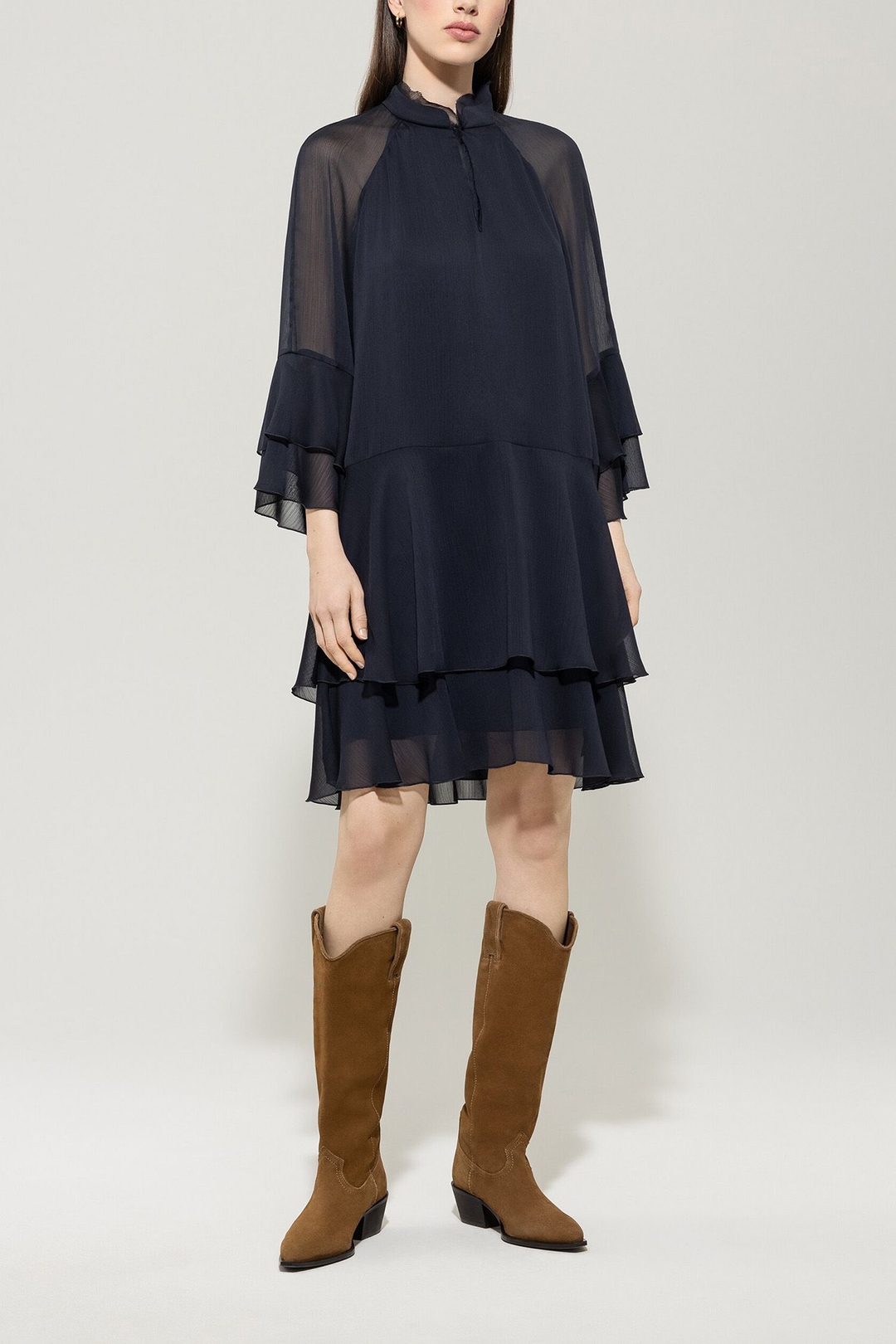 Платье с воланами Luisa Cerano | Фото 3