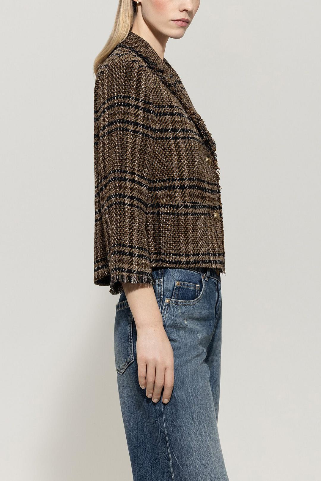 Женский клетчатый жакет Luisa Cerano | Фото 4