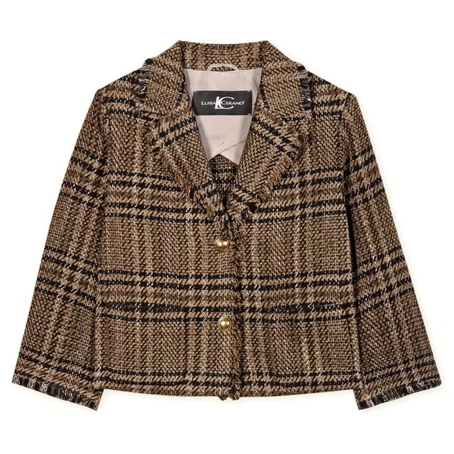 Женский клетчатый жакет Luisa Cerano