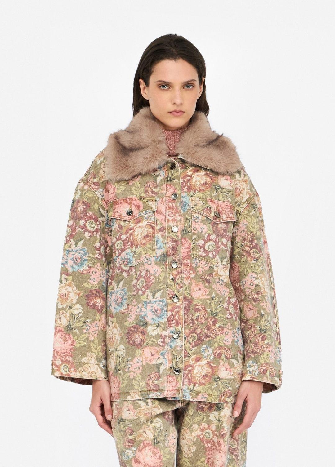 Женская куртка с цветочным принтом Liu Jo | Фото 2