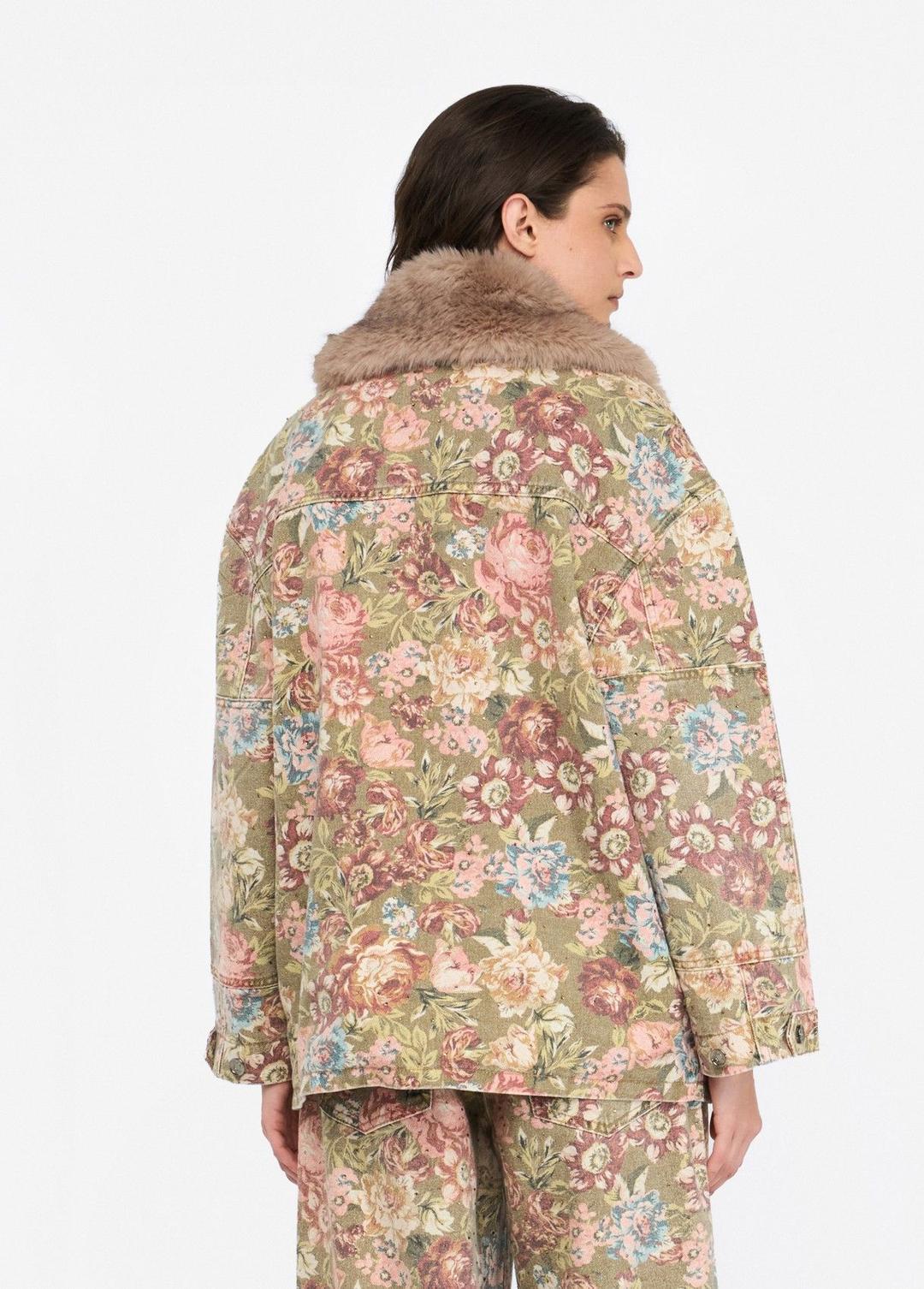 Женская куртка с цветочным принтом Liu Jo | Фото 3