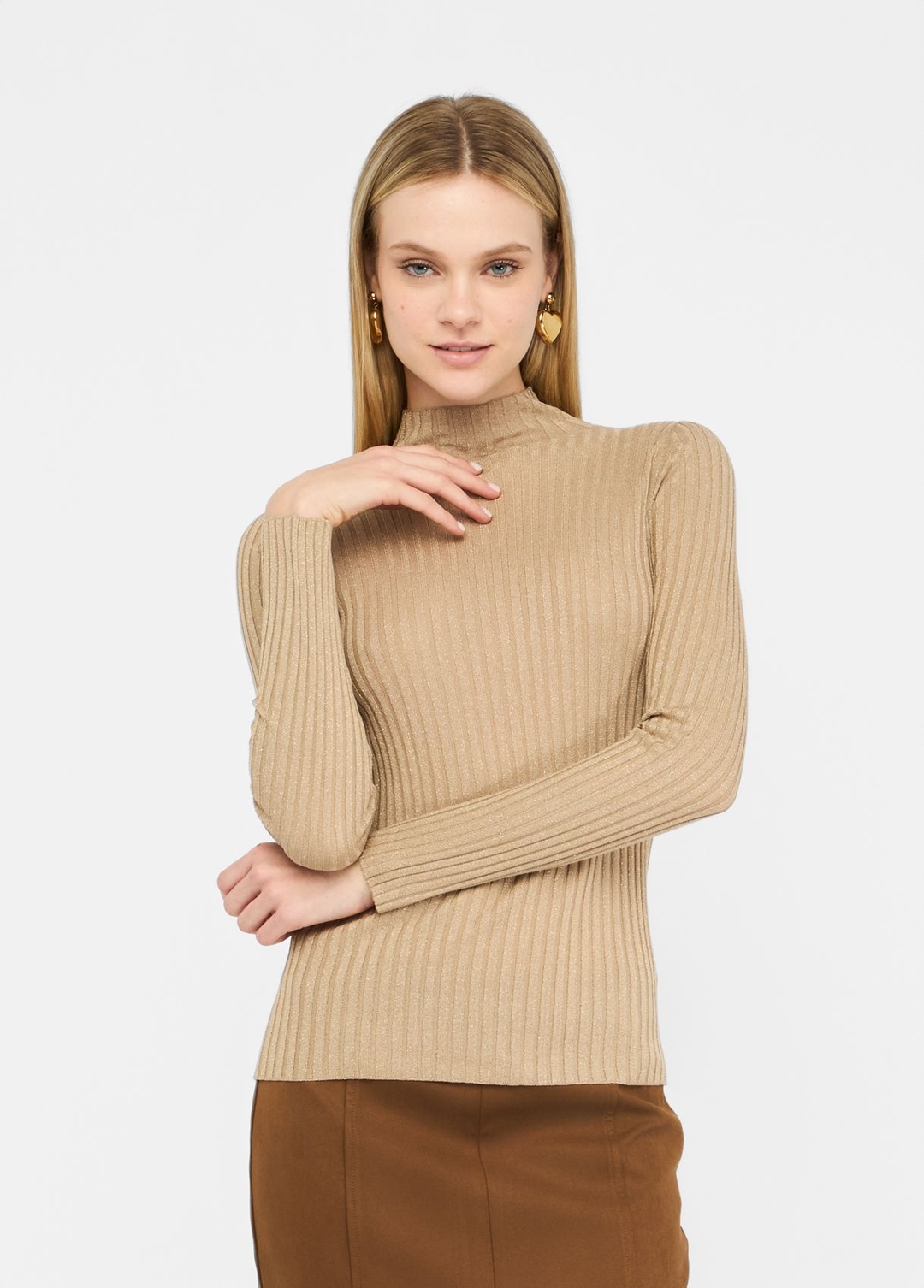 Женская водолазка с люрексом Liu Jo | Фото 2