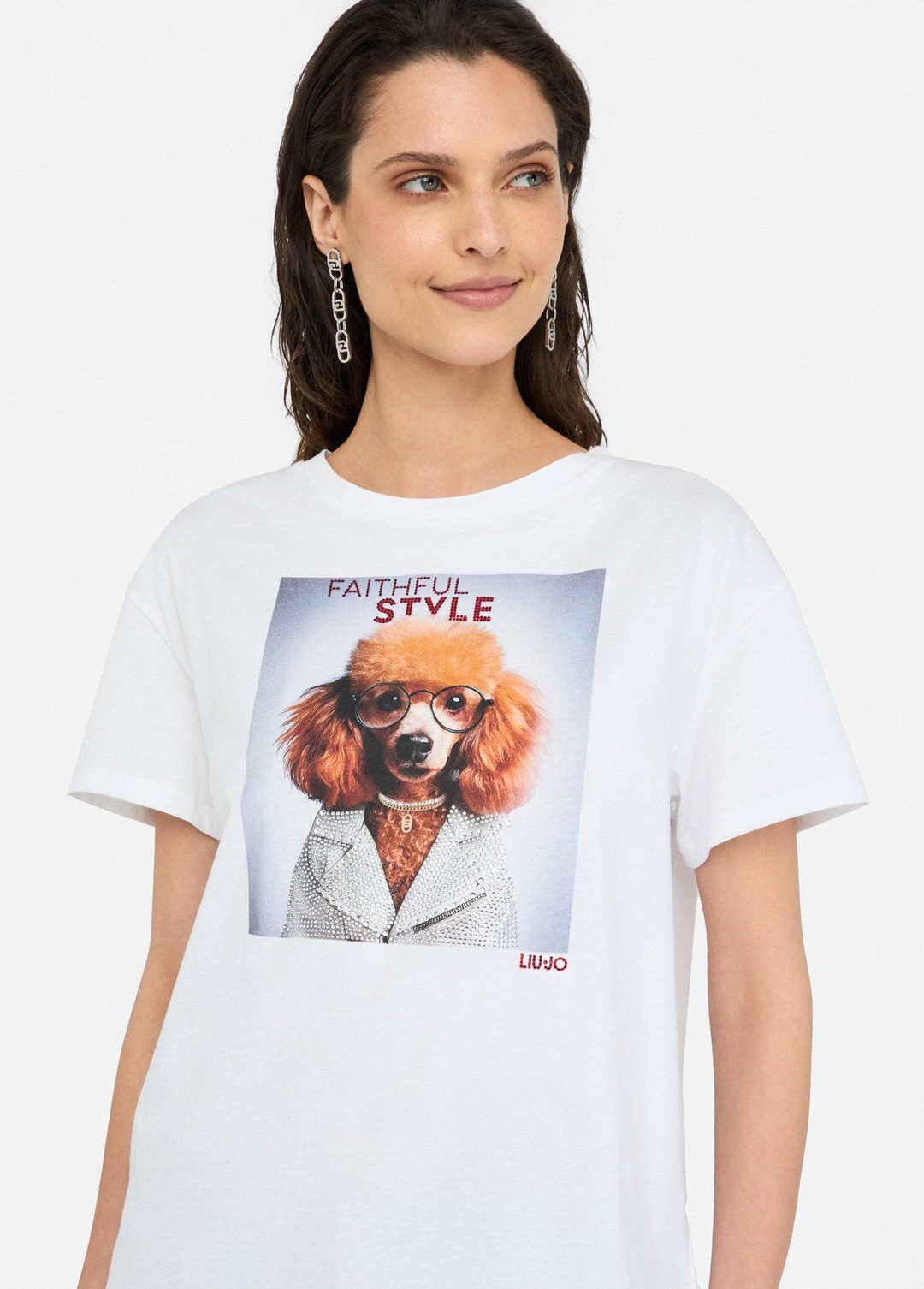 Женская футболка с принтом Liu Jo | Фото 4