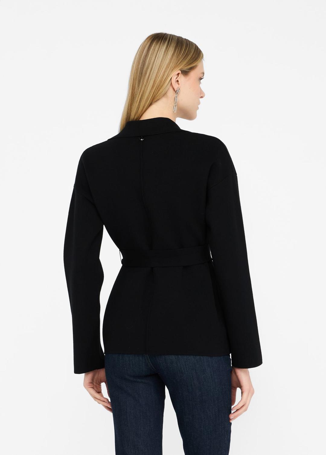 Женский трикотажный жакет с поясом Liu Jo | Фото 3