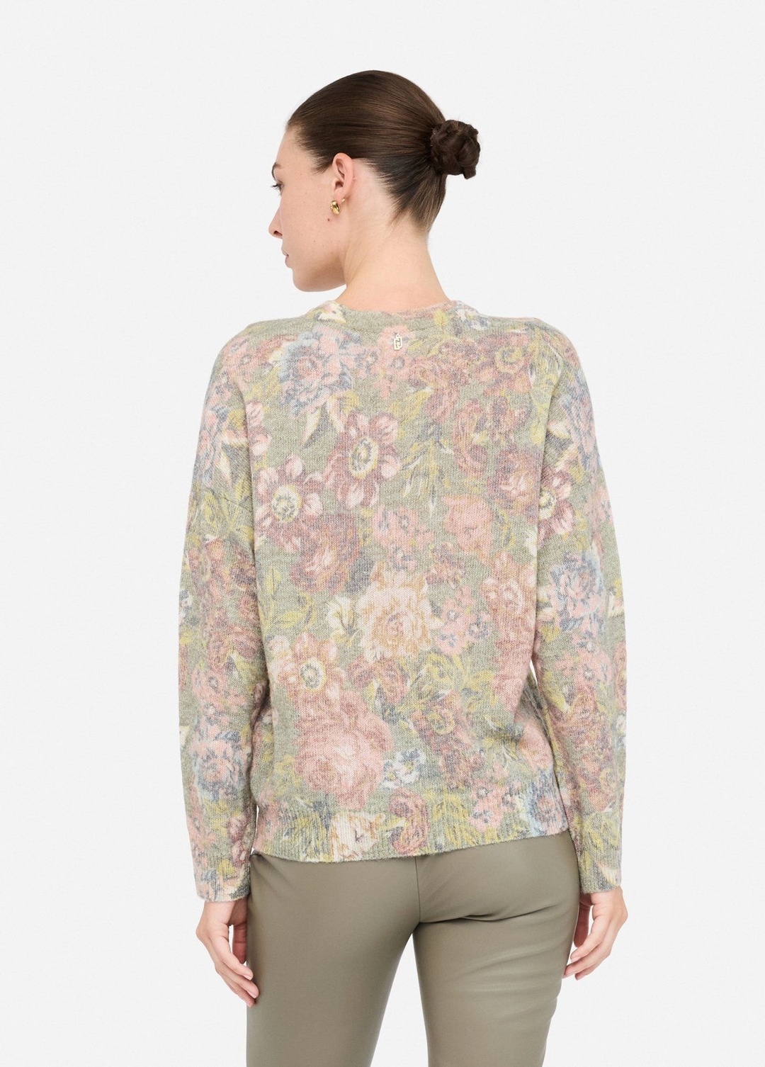 Женский джемпер с цветочным принтом Liu Jo | Фото 3