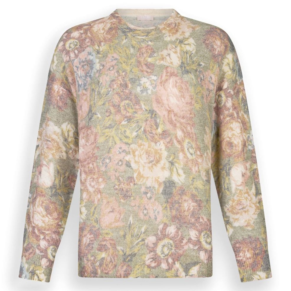 Женский джемпер с цветочным принтом Liu Jo | Фото 1