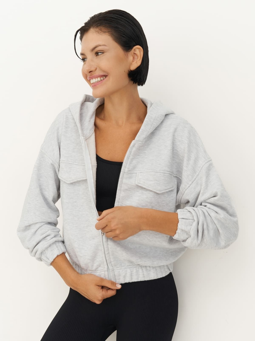 Женское худи на молнии Neverlate | Фото 1