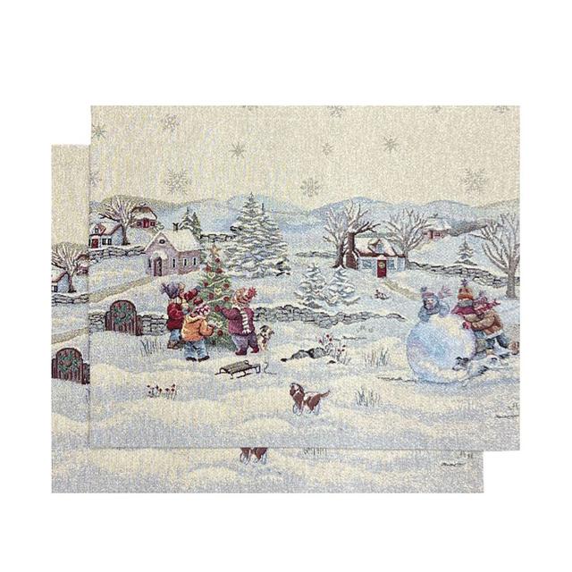 Салфетки декоративные Новогодние каникулы, 2 шт