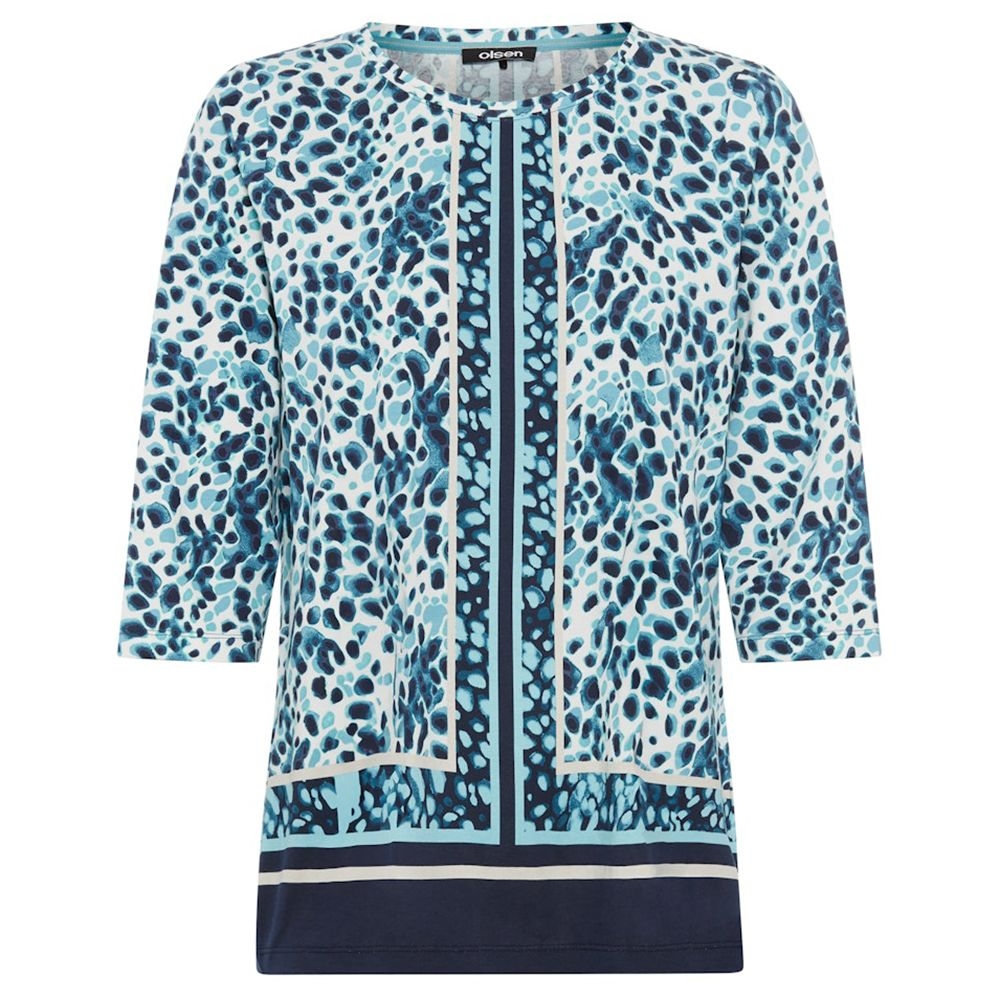 Женский лонгслив из хлопка Olsen | Фото 1