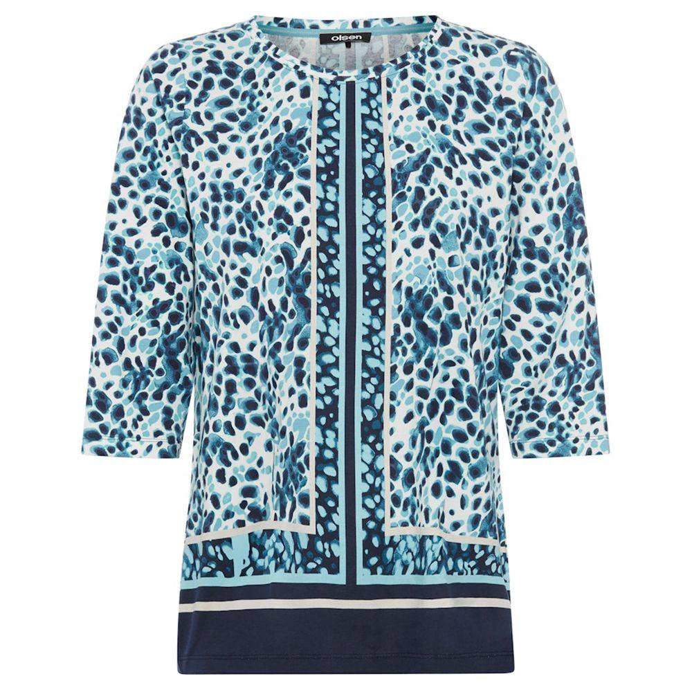 Женский лонгслив из хлопка Olsen | Фото 1