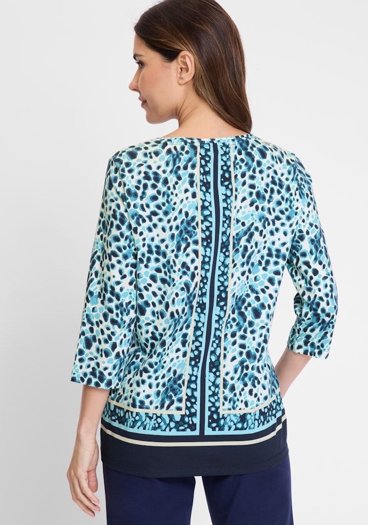 Женский лонгслив из хлопка Olsen | Фото 5